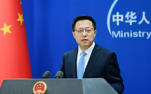 赵立坚：  美方打台湾牌必然会给中美关系造成巨大风险