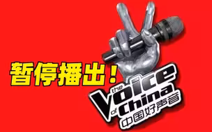 《中国好声音》，暂停播出！
