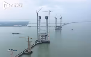 直击海上超级工程！深中通道预计三年后通车，湾区将迎加速度