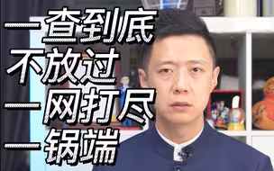 一查到底不放过，一网打尽一锅端