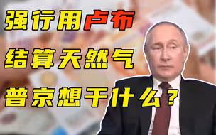 【每日读报】强行用卢布结算天然气，普京想干什么？