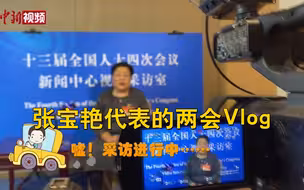 张宝艳代表的两会Vlog： 自助式采访初体验