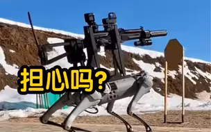 机器狗背枪射击视频疯传