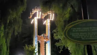 加拿大一“大摆锤”高空停摆：游客倒挂近半小时 有人现胸痛症状