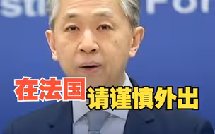 法国发生中国旅行团大巴被砸事件，外交部再次提醒谨慎外出