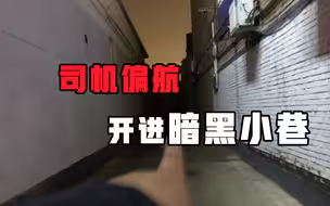 网约车偏航开进暗黑小巷，女乘客惊恐跳车，沉默司机有何企图