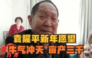 袁隆平新年心愿：牛气冲天，亩产三千