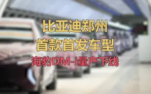 比亚迪郑州首款首发海豹DM-i量产下线