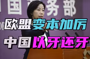 对华加征关税政策生效后，欧盟变本加厉，中方反制也升级了