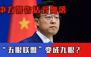 中方警告话音刚落，美国紧盯中国邻国，“五眼联盟”变成九眼？