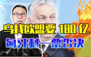 乌克兰遭当头一棒，刚伸手找欧盟要180亿，匈牙利说不、一票否决