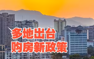 多地出台购房新政策，多城直接发放购房补贴，对此，你怎么看？