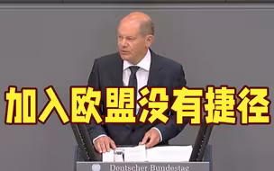 德国总理朔尔茨：乌克兰加入欧盟“没有捷径”