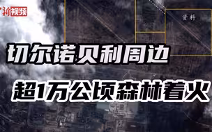 乌方称切尔诺贝利核电站周边超1万公顷森林着火