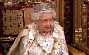 英国女王演讲，仪式相当隆重