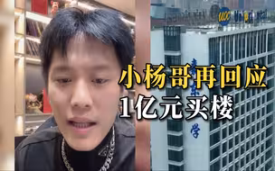 疯狂小杨哥再回应1亿元买楼：不是我们把科技公司干倒闭的