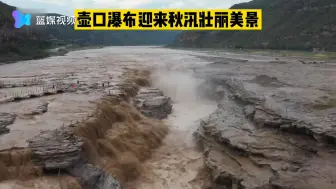 似百万雄狮怒吼！壶口瀑布迎来秋汛壮丽美景