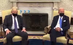 打断英首相讲话还赶走记者 白宫回应：约翰逊点名自己人 没通知我们