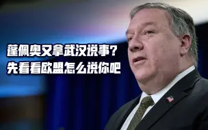 蓬佩奥又拿武汉说事；为什么欧盟拒绝他访问，因为他满嘴谎言