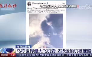乌称世界最大飞机安-225运输机被摧毁