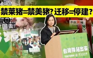请问蔡英文：禁莱猪=禁美猪？迁移=停建？【差点信了】