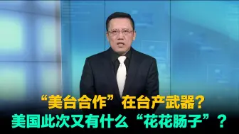 “美台合作”在台产武器？美国此次又有什么“花花肠子”？