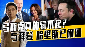 撒钱全力助选特朗普，贬损哈里斯，马斯克没退路为梦想彻底拼了