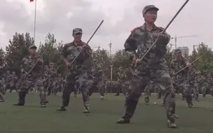 曲阜师范大学日照校区 军训汇演太硬核！