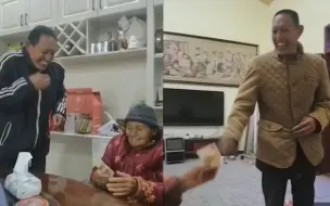 51岁儿子每天把工资交给83岁母亲 每次交钱都哈哈大笑 曾患脑膜炎