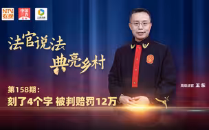 法官说法丨刻了4个字，被判赔罚12万元