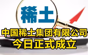 中国稀土集团有限公司成立