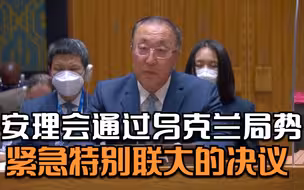 安理会通过乌克兰局势紧急特别联大的决议