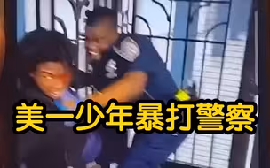 美国一16岁少年暴打警察后又被释放 纽约市市长：纽约已是笑柄