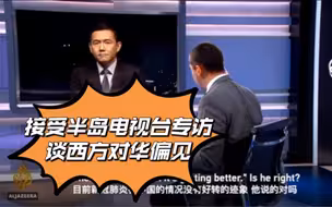 当年接受半岛英文台专访 谈西方偏见