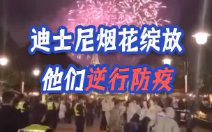 迪士尼烟花绽放时他们逆行防疫