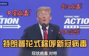 特朗普翻着花样叫“中国病毒” 支持者群情鼎沸：还有“功夫流感”