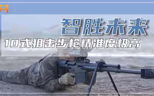 精准度极高！10式狙击步枪配有智能化瞄准镜，可自动解算射击诸元