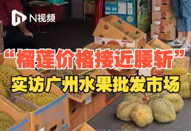 广州水果批发市场实访：受降雨影响，榴莲蓝莓菠萝蜜价格大跌