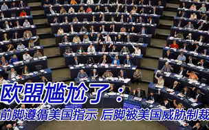 欧盟尴尬了：刚按照美国的指示得罪中国，就面临美国的制裁