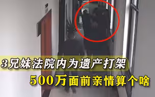 500万面前亲情算什么？3兄妹为遗产在法院打架，加起来快200岁了