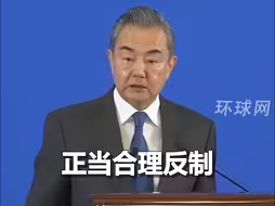 王毅：14亿中华儿女推进国家统一的决心坚如磐石！