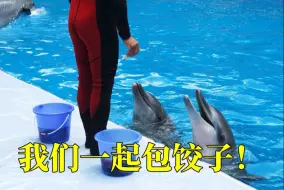 我们一起包饺子！