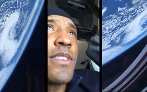 地球就在窗外！宇航员感叹蓝色星球之美