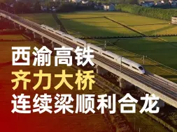 西渝高铁齐力大桥连续梁顺利合龙