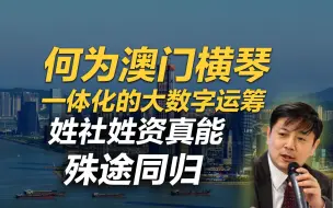 李肃：大数字运筹的澳门横琴一体化，姓社姓资真能殊途同归