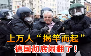 彻底闹翻了！德国上万人“揭竿而起”，与警方发生了激烈冲突