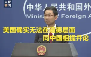 耿爽用5个成语描述美国 转发分享！
