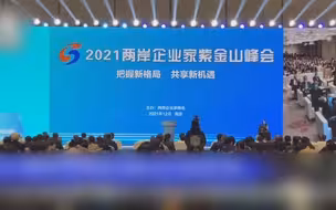 2021两岸企业家紫金山峰会召开 汪洋致信祝贺