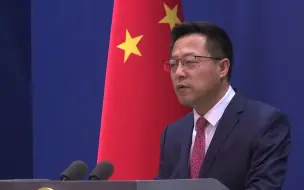 赵立坚15日谈中美元首视频会晤预期