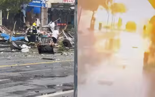 盐城建湖通报一门店爆炸：煤气罐爆炸致1死1伤，店主被控制